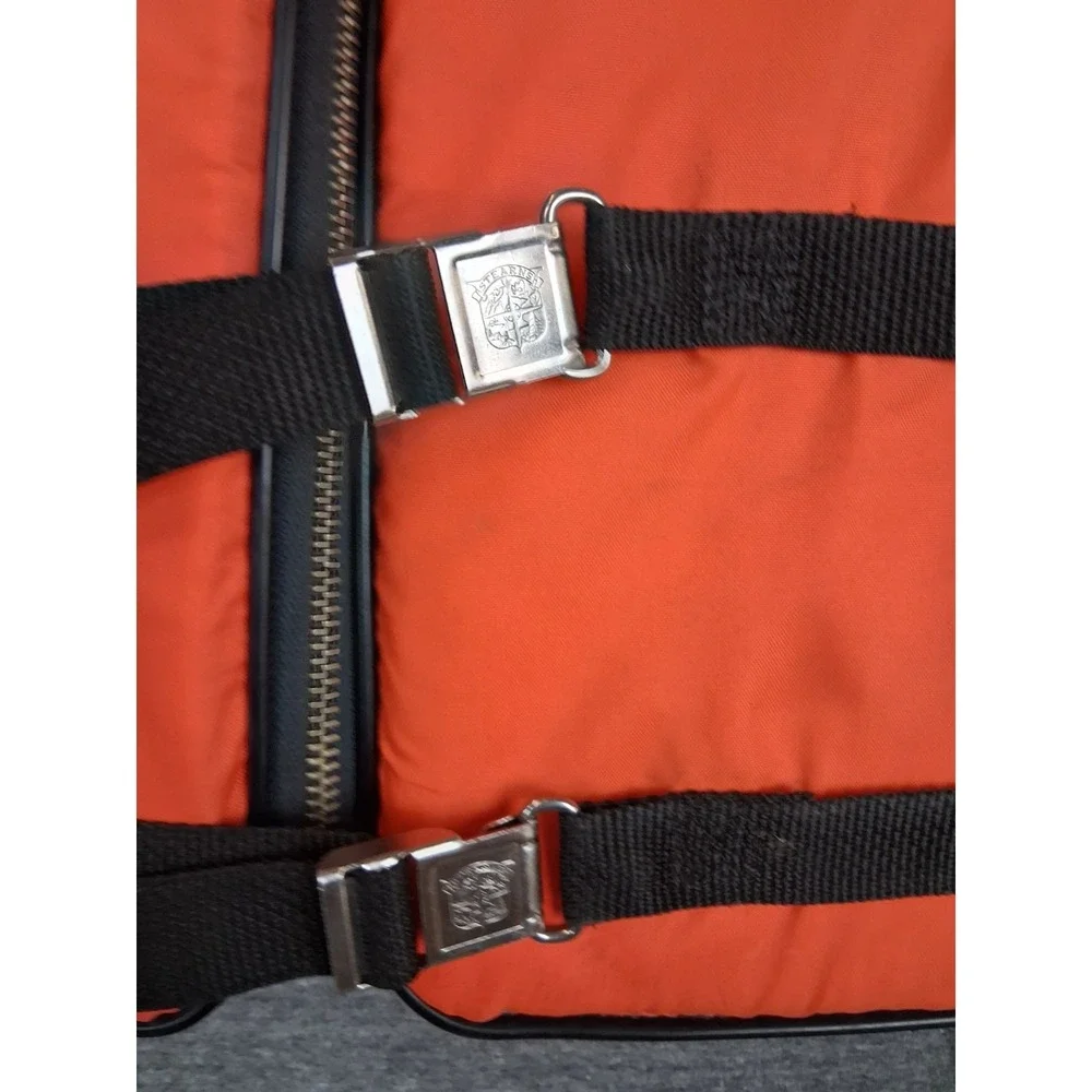 Vtg Stearns Adult Life Jacket M Orange Type III Flotation Device 90s Boating